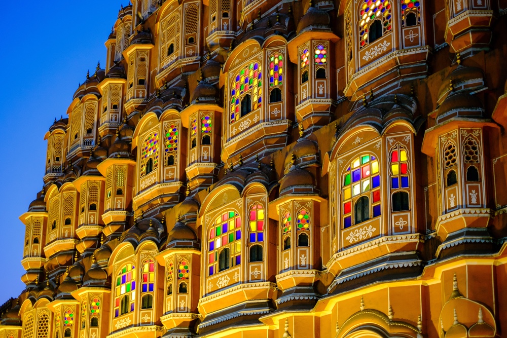The Hawa Mahal palace (Palace of the Winds) in Jaipur, Rajasthan The Hawa Mahal palace (Palace of the Winds) in Jaipur, Rajasthan